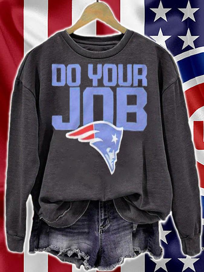 New England Patriots do your job 2021 logo T-shirt t-shirt sweatshirt