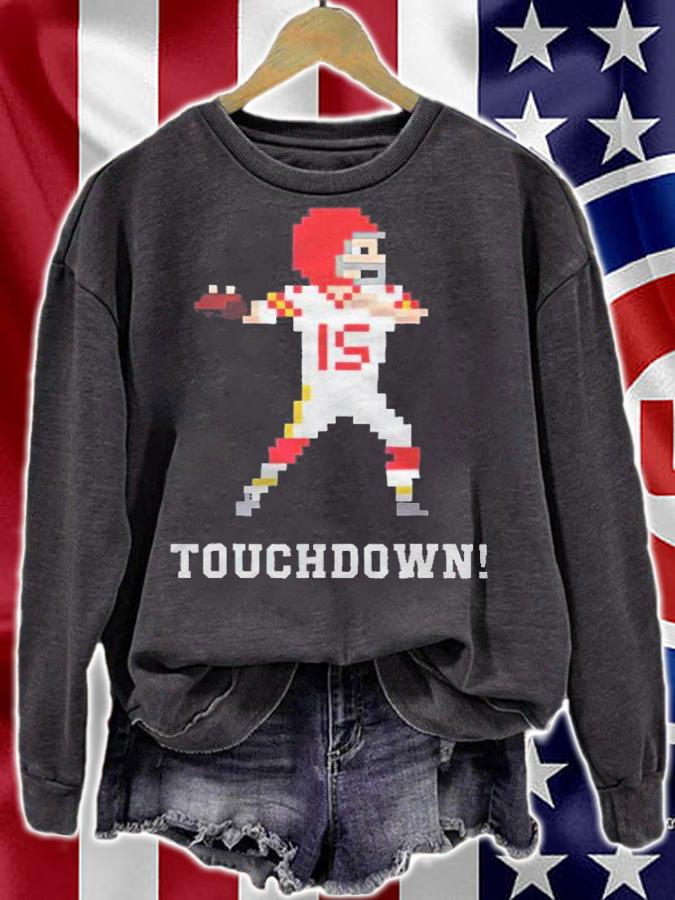 Retro video game Touchdown Kansas City football T-shirt t-shirt