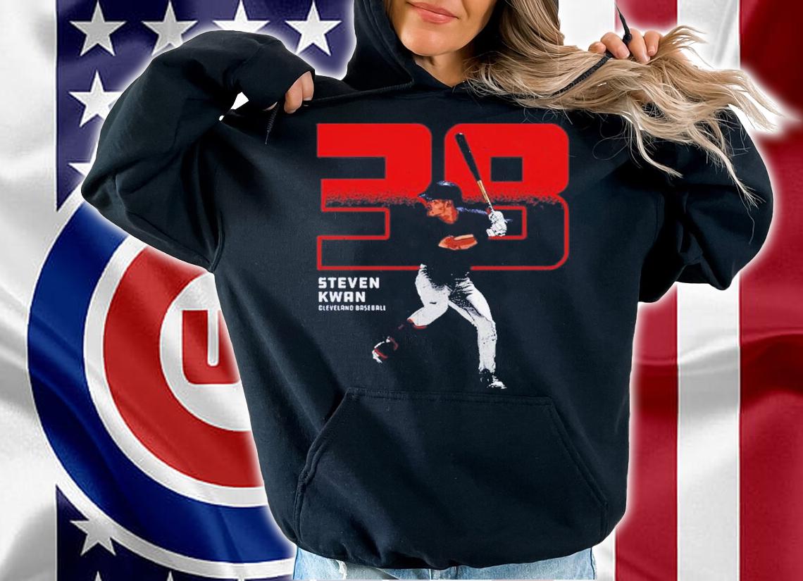 Steven Kwan Cleveland Outline Baseball Shirt t-shirt hoodie