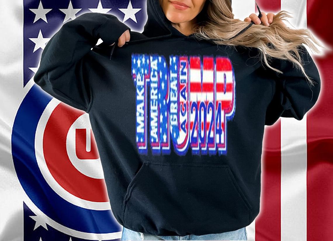 Trump 2024 Make America Great Again American Flag MAGA 2024 Shirt t-shirt hoodie
