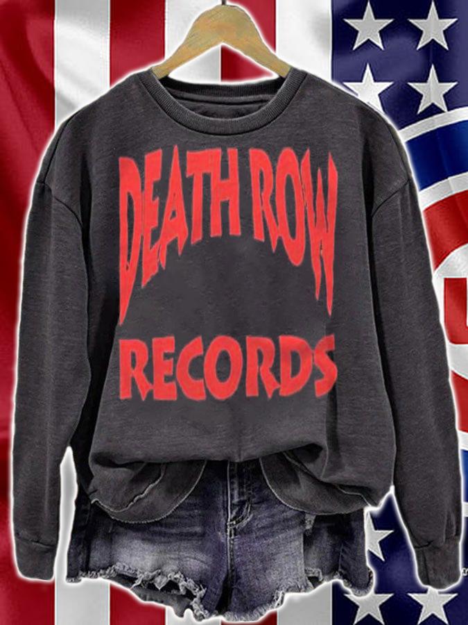 Vintage Death Row Records text T-shirt t-shirt sweatshirt