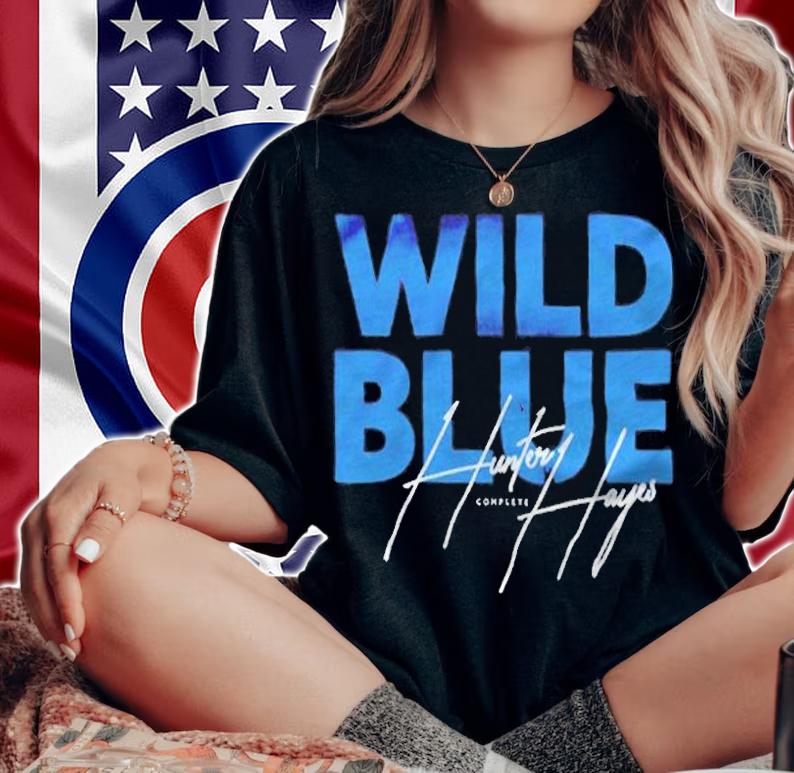 Hunter Hayes wild blue complete T-shirt