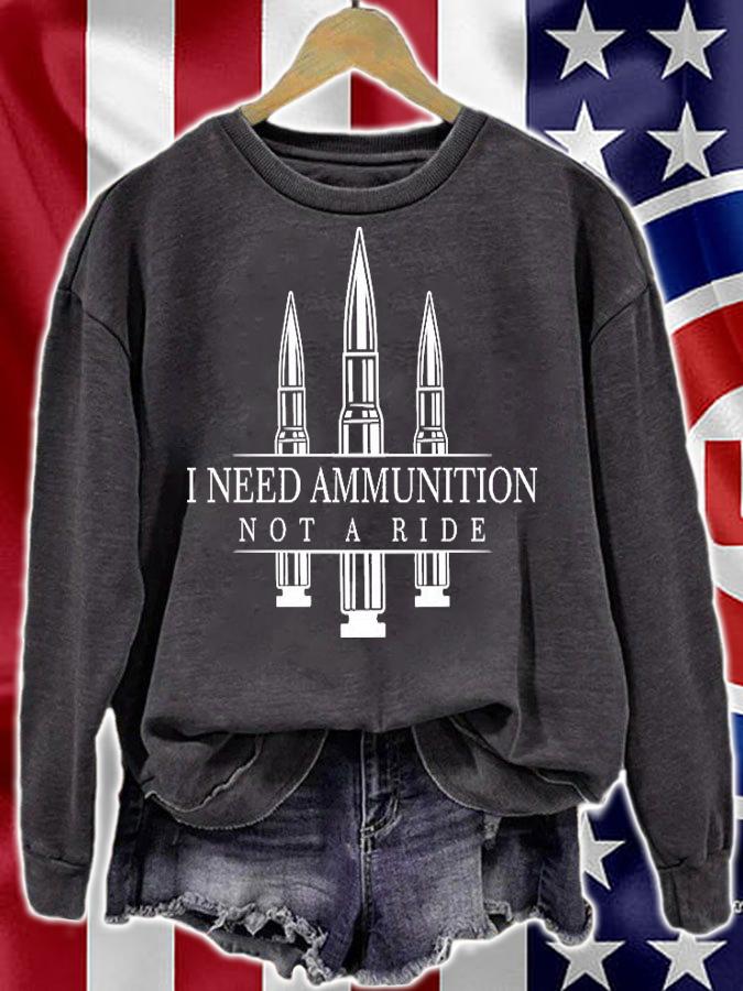 I Need Ammunition Not A Ride Volodymyr Zelenskyy Ukraine T-Shirt sweatshirt