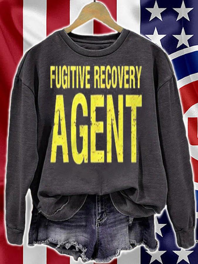 Mens Fugitive Recovery Agent For A Bounty Hunter Shirt sweatshirt