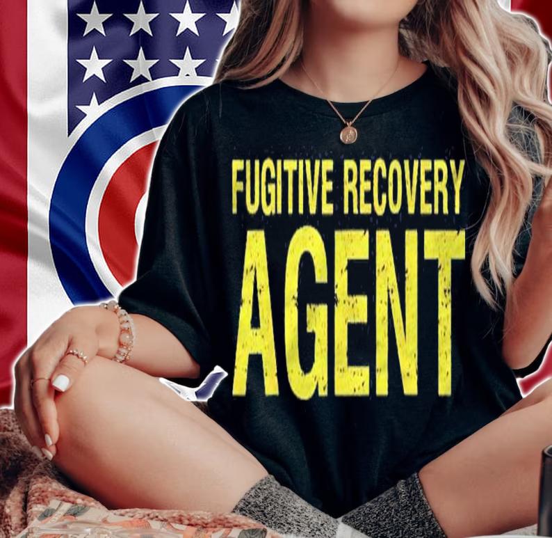 Mens Fugitive Recovery Agent For A Bounty Hunter Shirt woman shirt