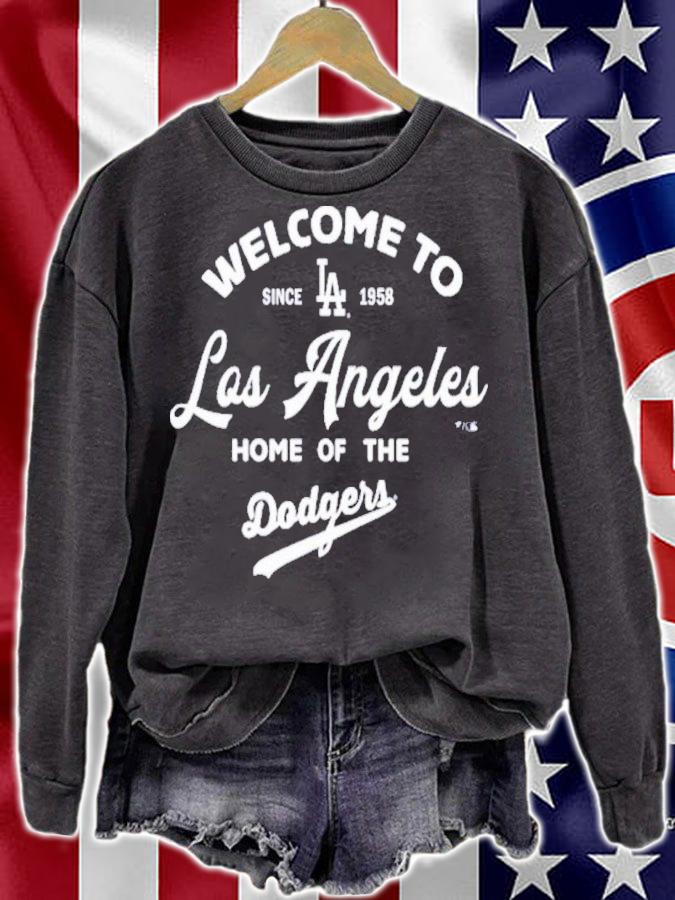 MLB Los Angeles Dodgers Welcome To Los Angeles Home Of The Dodgers 2022 Shirt sweatshirt