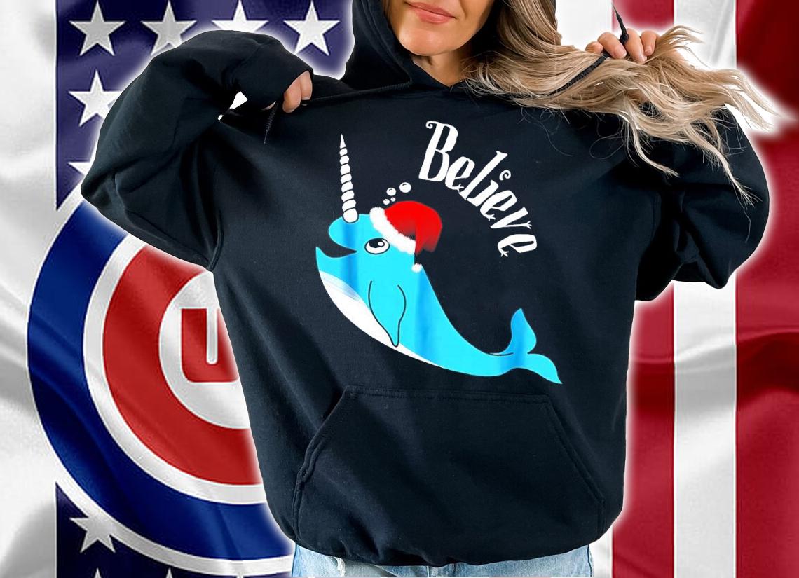 Narwhal Christmas Cute Unicorn of the Sea Pajama shirt
