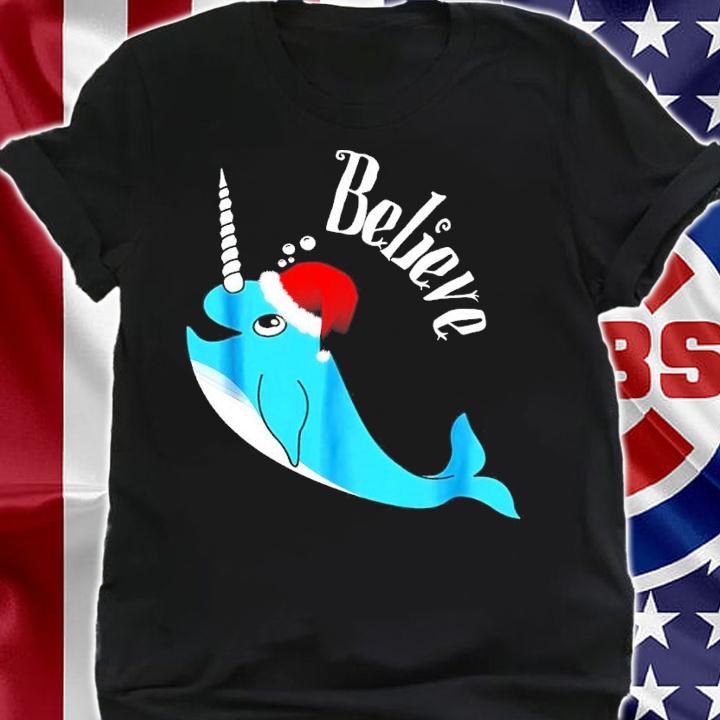 Narwhal Christmas Cute Unicorn of the Sea Pajama shirt