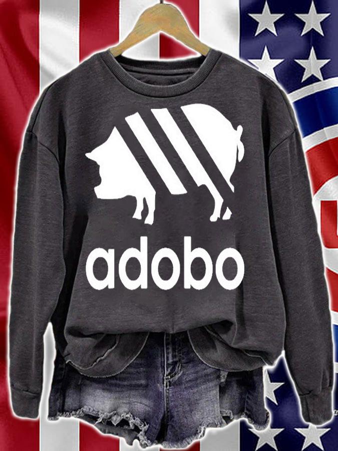 Pork Adobo T Shirt Funny Filipino Pinoy Humor Philippines T-Shirt sweatshirt