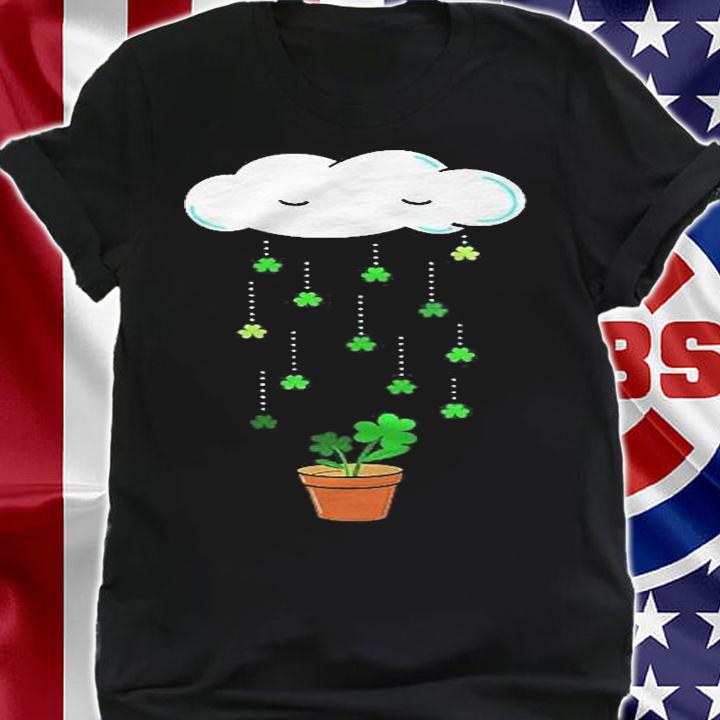 St. Patricks Day Shirt For Kids Raining Clovers Shirt