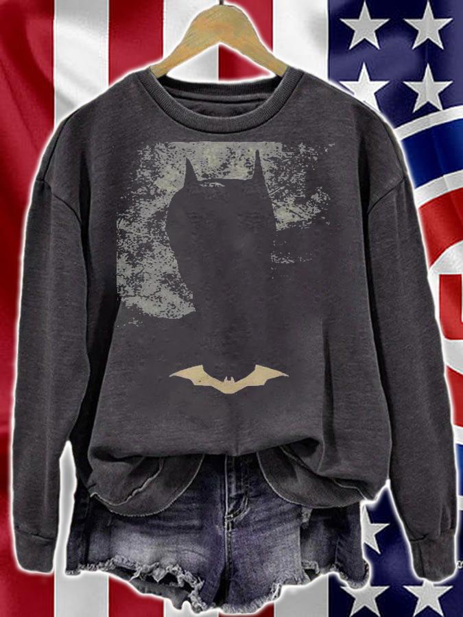 The Batman Silhouette logo T-shirt sweatshirt