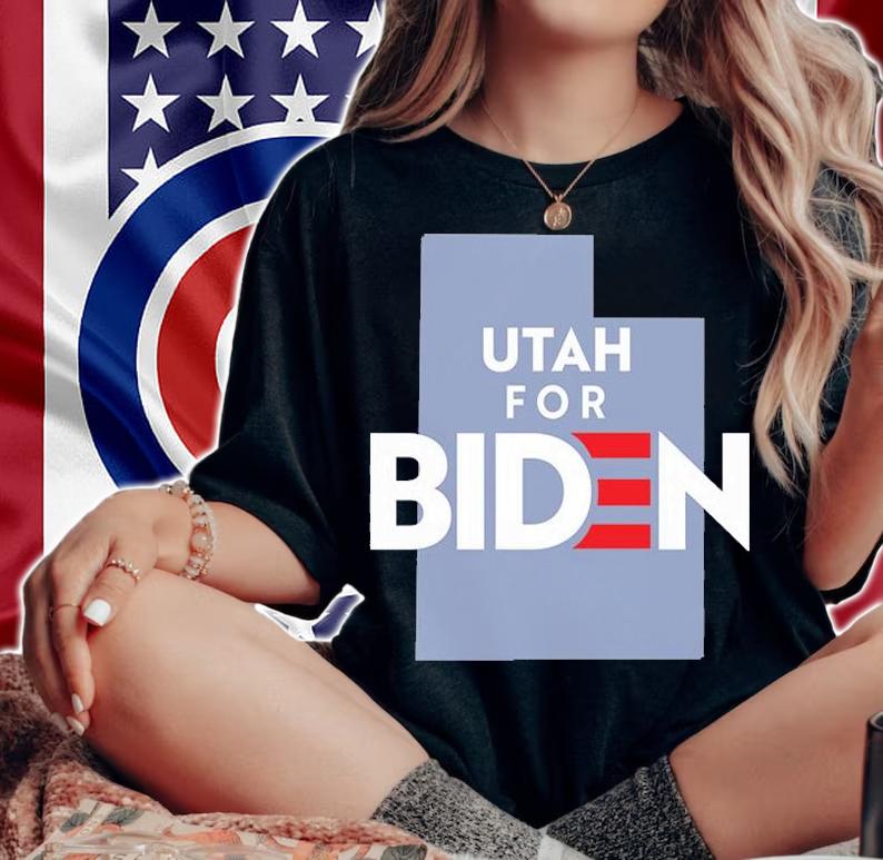 Utah For Biden T-Shirt woman shirt