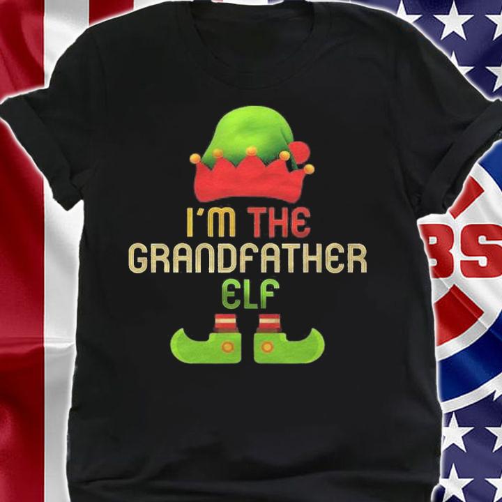 Grandfather Elf Christmas Matching Family Pajama Christmas Shirt shirt