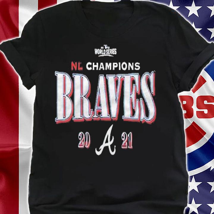 NL Champions Atlanta Braves logo 2021 T-shirt shirt