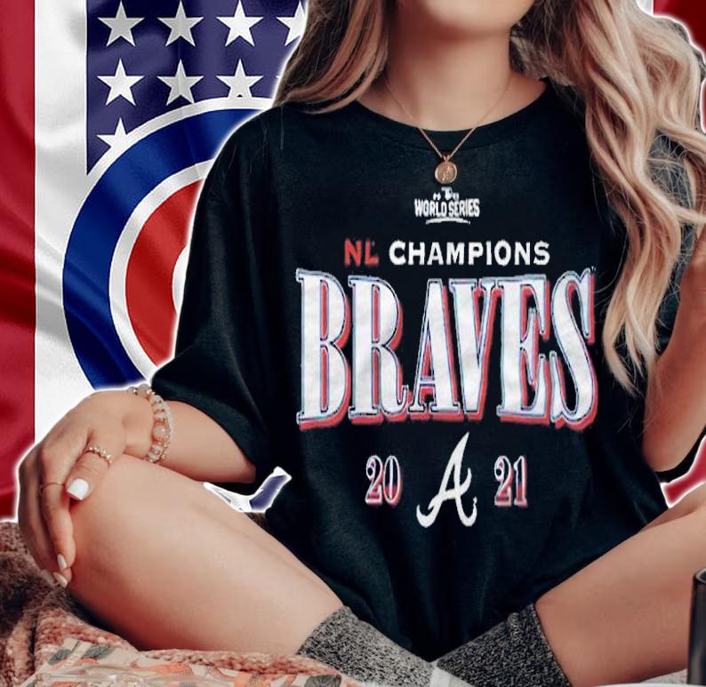 NL Champions Atlanta Braves logo 2021 T-shirt woman shirt