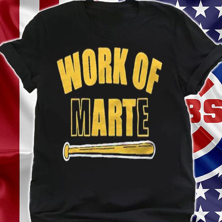 Starling Marte Work Of Marte Oakland Athletics T-shirt