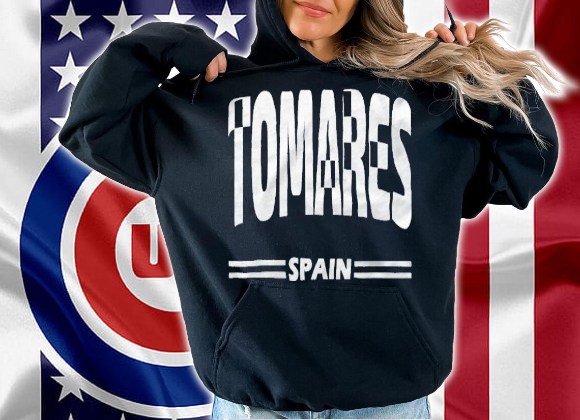 Tomares Spain Spanish city in white T-shirt hoodie