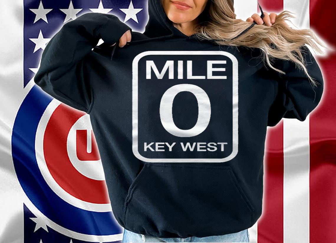 Womens Florida Keys Us Highway Mile 0 Key West Shirt hoodie