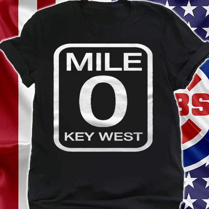 Womens Florida Keys Us Highway Mile 0 Key West Shirt shirt