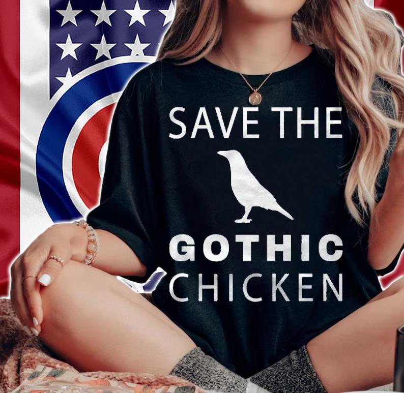 Crow Raven Save The Gothic Chicken Shirt woman shirt