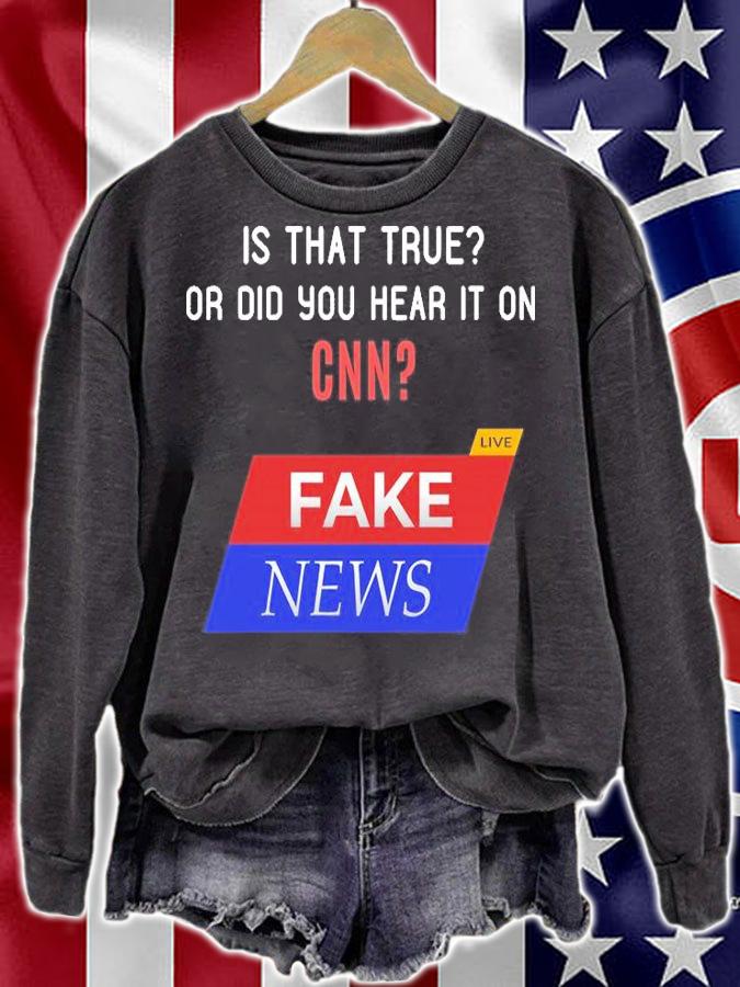 Funny Anti Biden Is That True Or Did You Hear It On T-Shirt