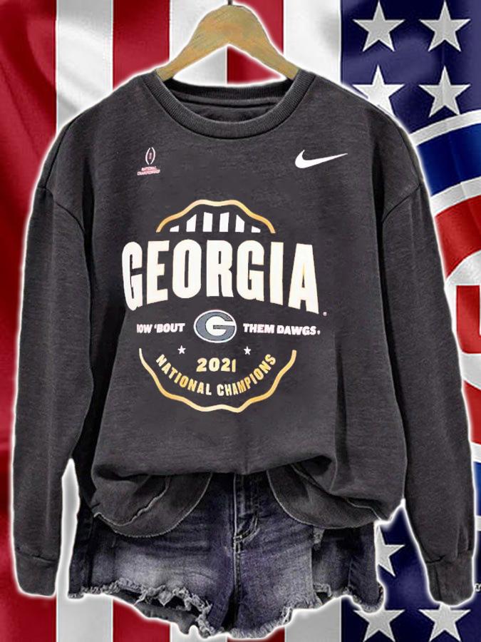 Georgia Bulldog how 'bout them dawgs 2021 national champions shirt sweatshirt