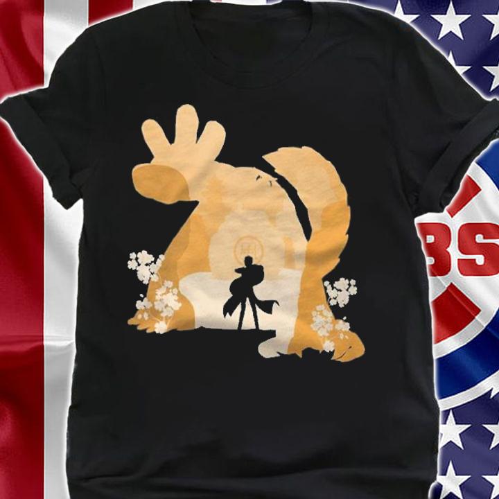Naruto Shippuden Gaara of the Desert character's shadow T-shirt shirt