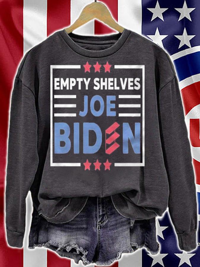 Official empty Shelves Joe Biden T-Shirt sweatshirt