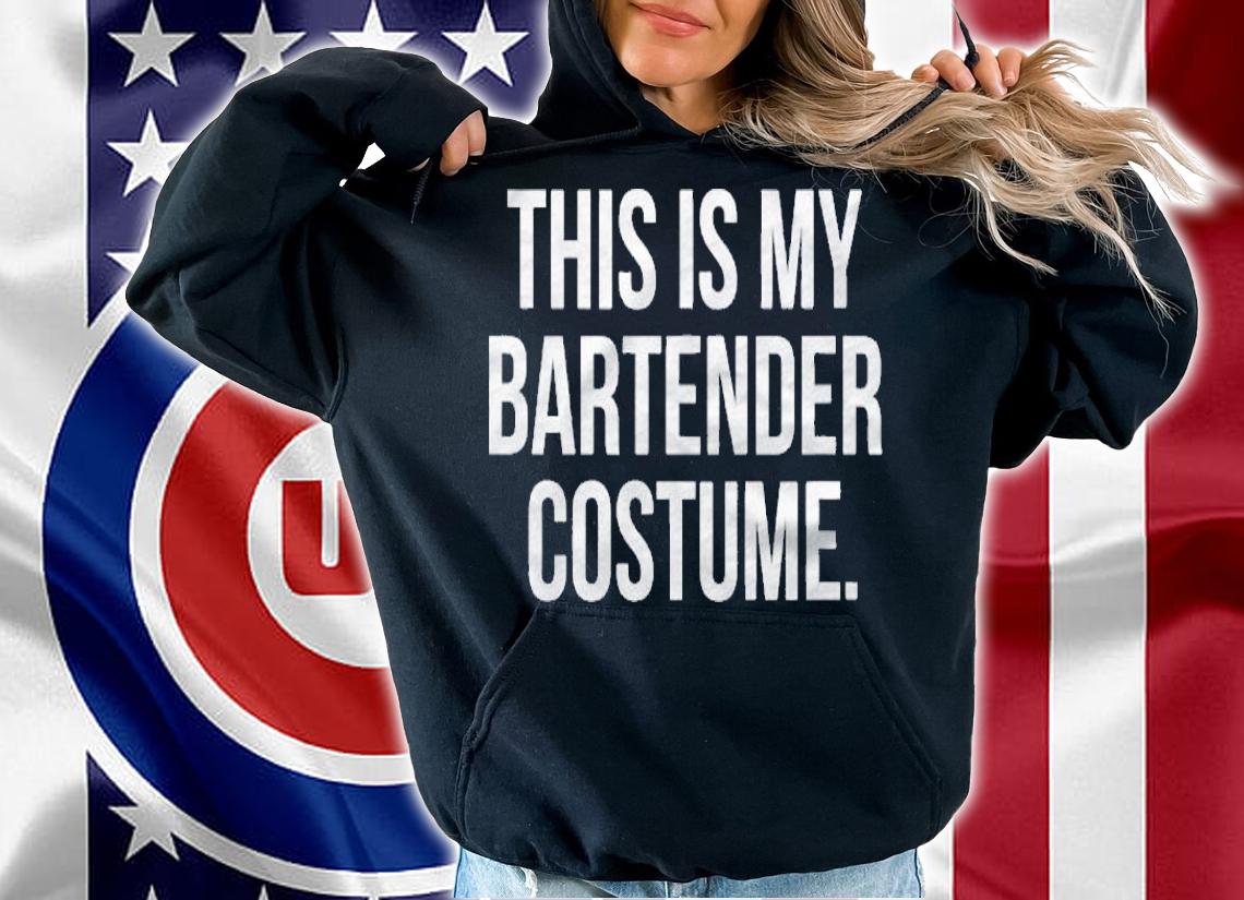 This My Bartender Costume Funny Halloween Tee Shirt hoodie