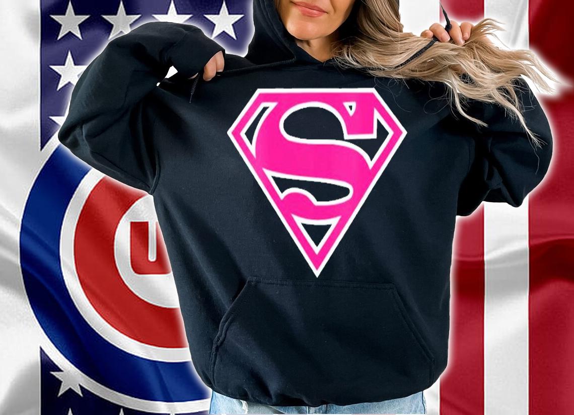 Womens Ucl Dc Supergirl Logo Classic 01 Pink T-Shirt