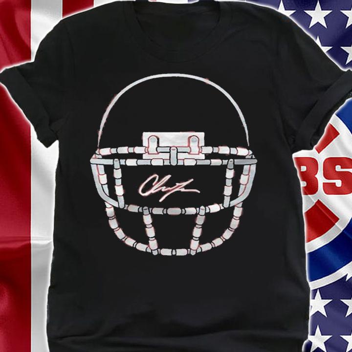 Chase young taped-up face mask shirt