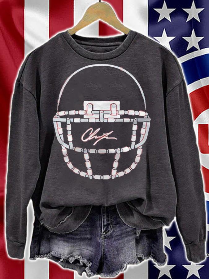Chase young taped-up face mask shirt