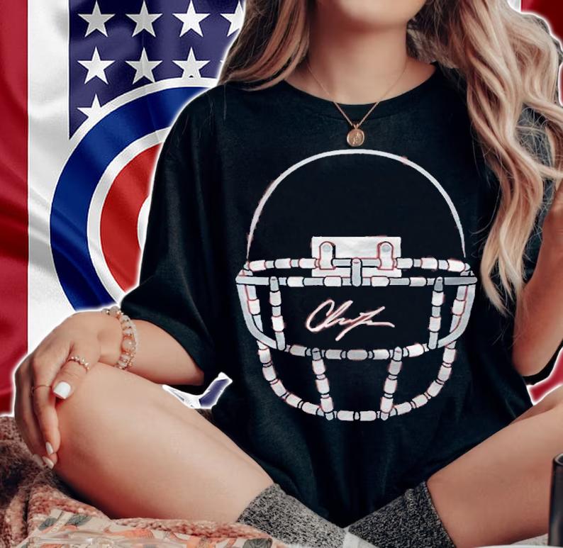 Chase young taped-up face mask shirt