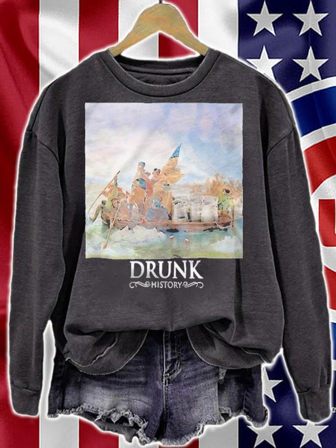 Drunk History The Life Of George Washington T-shirt sweatshirt