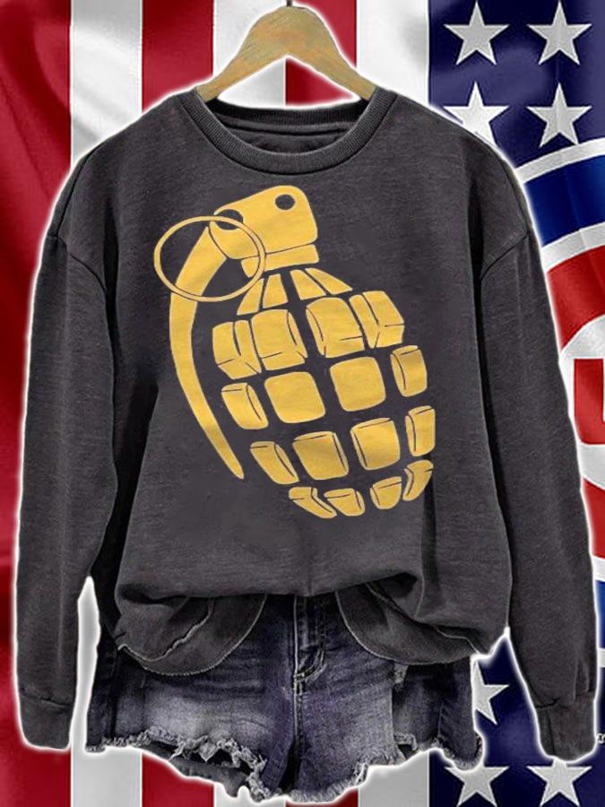 Grenade Waffe Weapon Costume Gift Shirt sweatshirt