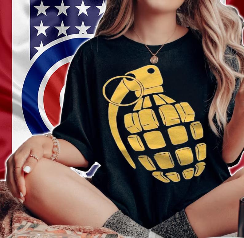Grenade Waffe Weapon Costume Gift Shirt woman shirt