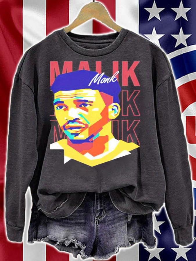 Malik Monk On WPAP Art Los Angeles Lakers Basketball Shirt sweatshirt