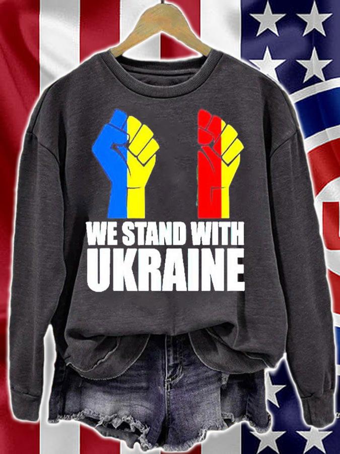 Puck Futin Stand With Ukraine Ukrainian Lover Support T-Shirt sweatshirt