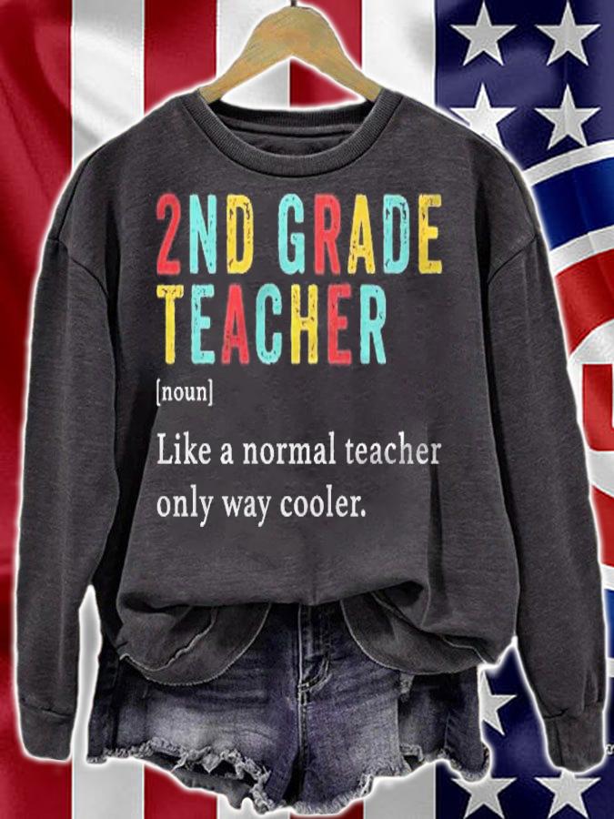 Second Grade Teacher Shirt 2Nd Vintage Definition Team Premium T-shirt sweatshirt