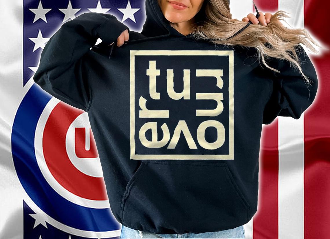Turnover logo T-shirt hoodie