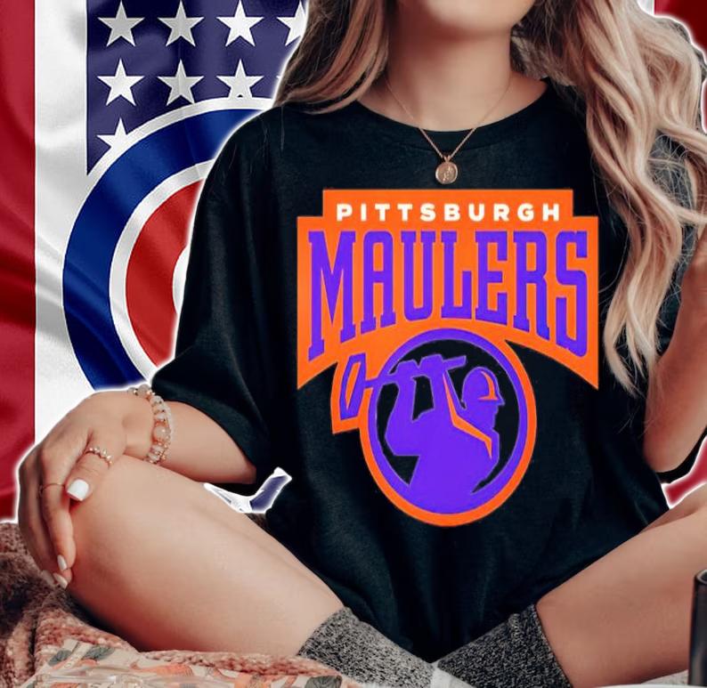 USFL Pittsburgh Maulers Fleeces Shirt woman shirt
