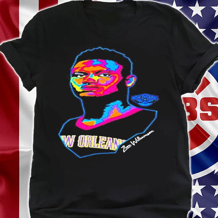 Zion Williamson New Orleans Pelicans Artist Series T-Shirt shirt