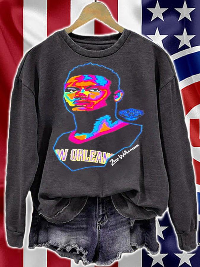 Zion Williamson New Orleans Pelicans Artist Series T-Shirt sweatshirt