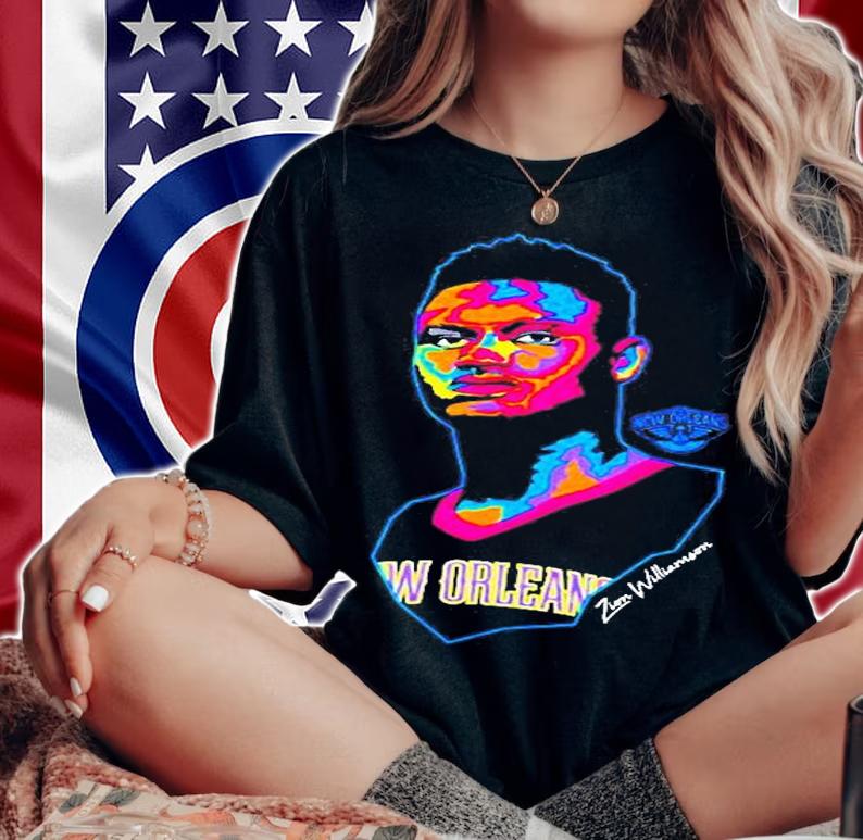 Zion Williamson New Orleans Pelicans Artist Series T-Shirt woman shirt