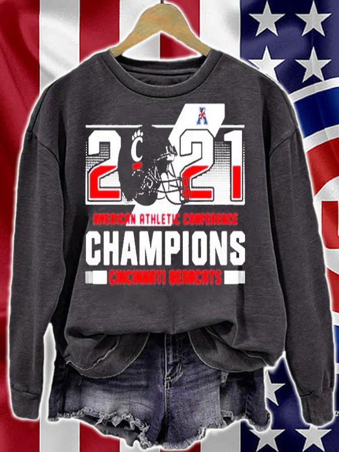 Cincinnati Bearcats 2021 American Athletic Conference Champions Shirt sweatshirt