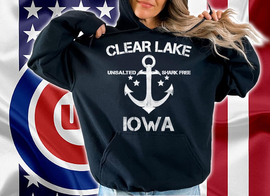 Clear Lake Iowa Funny Fishing Camping Summer Gift Shirt