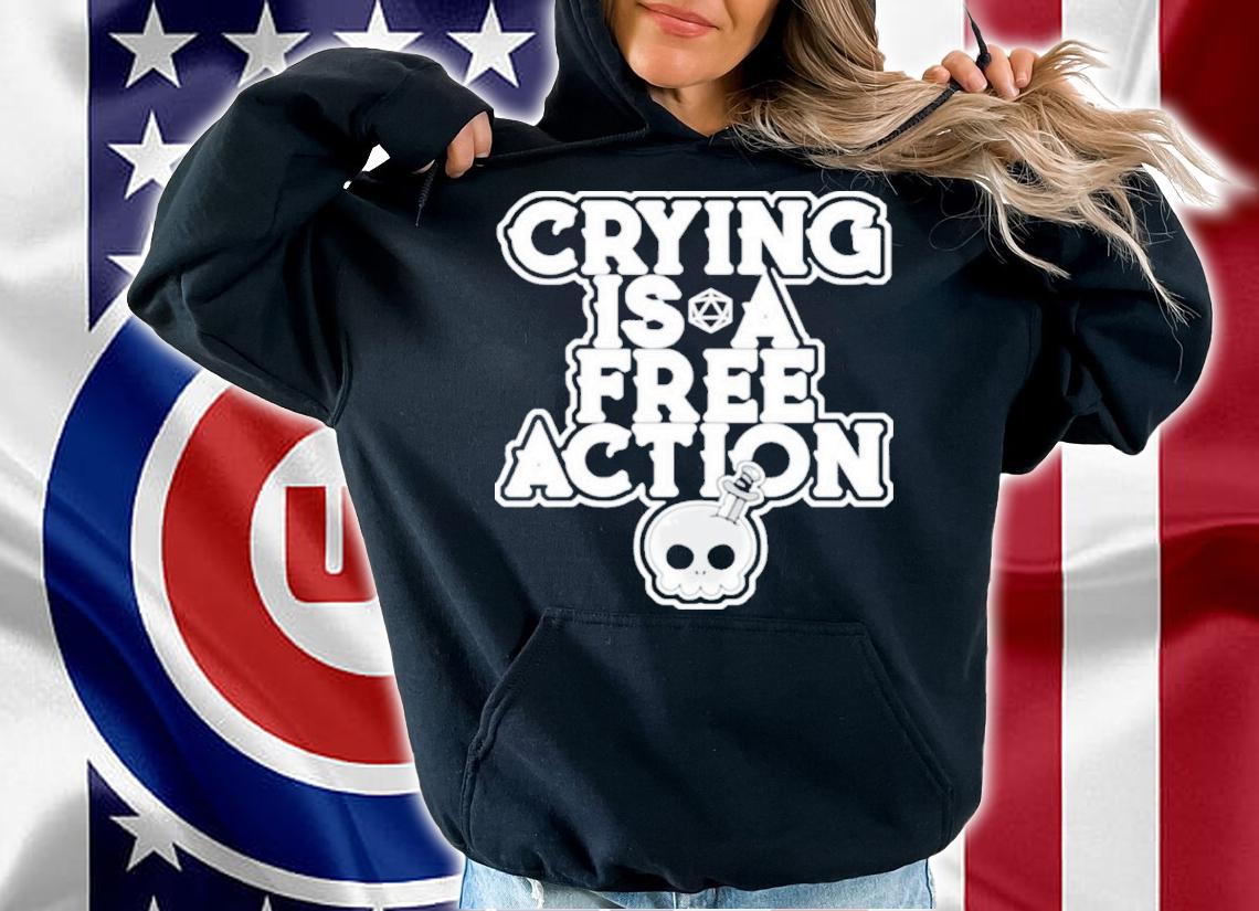 Gemmed Firefly Crying Is A Free Action Shirt