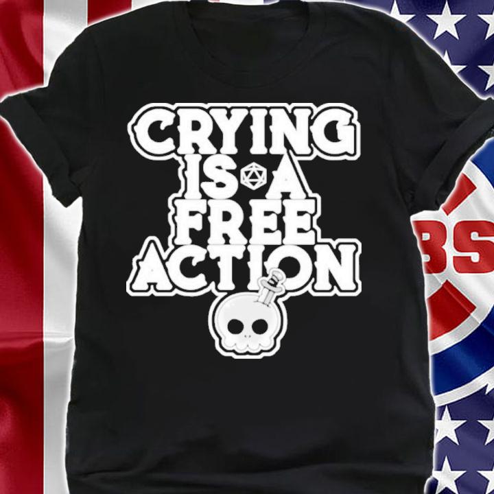 Gemmed Firefly Crying Is A Free Action Shirt