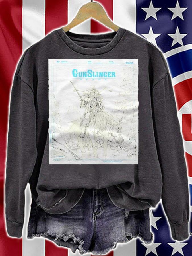 GunSlinger Spawn pencil art T-shirt