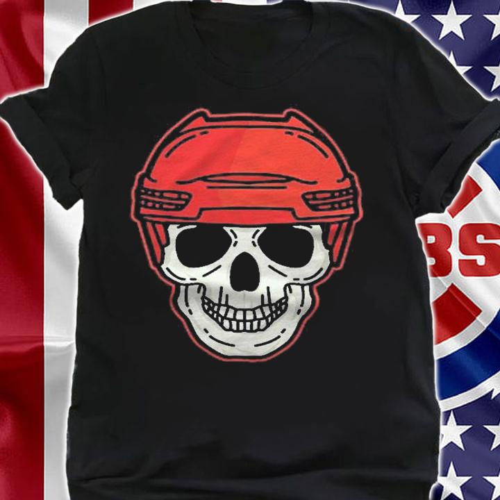 Ice Hockey Skull Skeleton Scary Cool Halloween Costume shirt shirt